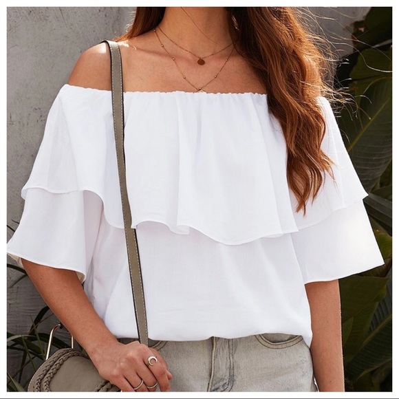 ShopEvelynne Tops - Boho Soft Breeze Layered Off The Shoulder Top